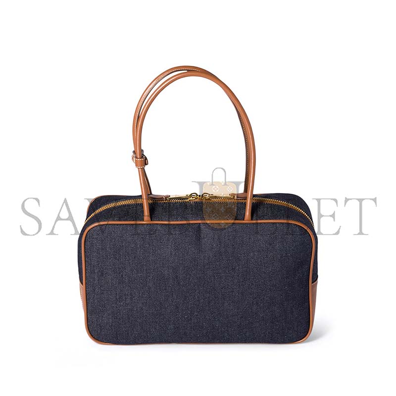 MIU MIU BEAU DENIM BAG 5BB117 (34*21*12cm)